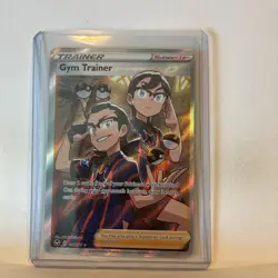 2022 Pokemon Gym Trainer (Full Art) 191/195 Sword & Shield Silver Tempest Holo - Image 2