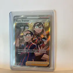 2022 Pokemon Gym Trainer (Full Art) 191/195 Sword & Shield Silver Tempest Holo - Image 3
