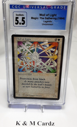 MTG - Legends - Wall of Light - Graded - CGC 5.5 - Image 1
