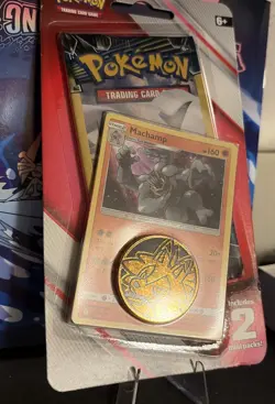 Pokemon TCG Team Up / Lost Thunder Blister - 3 Card Mini Booster Pack - Machamp - Image 3