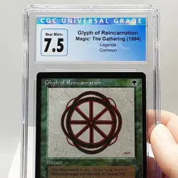 MTG - Legends - Glyph of Reincarnation - Graded - CGC 7.5 - Image 3