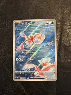Pokemon TCG Goldeen 087/084 Illustration Rare IR Pitch Black M/NM - Image 1