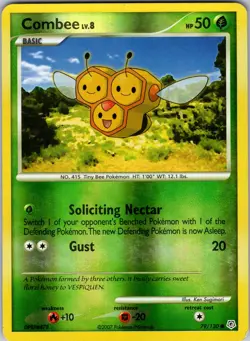 Combee 79/130 Diamond and Pearl Pokemon TCG Reverse Holo MP - Image 1