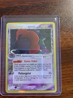 Pokemon Vileplume 17/110 EX-Holon Phantoms (Stamped) Rare Reverse Holo Card - Image 1
