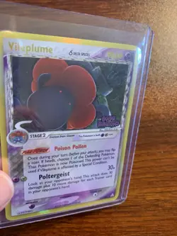 Pokemon Vileplume 17/110 EX-Holon Phantoms (Stamped) Rare Reverse Holo Card - Image 3
