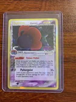 Pokemon Vileplume 17/110 EX-Holon Phantoms (Stamped) Rare Reverse Holo Card - Image 4