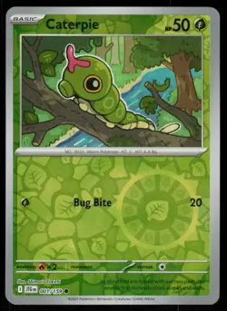 Caterpie 001/159 Common Journey Together Pokemon Reverse Holo Near Mint - Image 1
