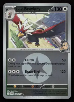 Larry's Braviary (Energy Symbol Pattern) 174/217 Ascended Heroes REVERSE HOLO NM - Image 1