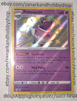 Pokemon Polteageist SV053/SV122 Shining Fates NM - Image 2