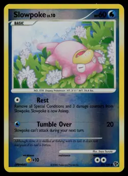 Slowpoke 82/106 Common Great Encounters Pokemon Reverse Holo Lightly Played - Image 1