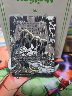 REANIMATE (BORDERLESS) Marvel's Spider-man: Marvel Universe Magic MTG 0020 - Image 1