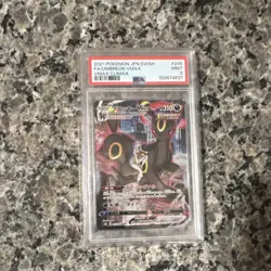 Umbreon VMAX 245/184 S8b VMAX Climax Full Art Holo PSA 9 Japanese 2021 - Image 1