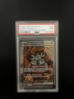 PSA 9 Sandy Shocks 159/131 Special Illustration SIR Prismatic Evolutions Pokemon - Image 1