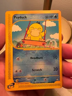 2002 Pokemon Aquapolis #104/147 Psyduck Please check photos! - Image 1