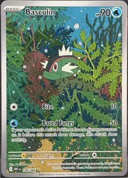 2025 Pokemon White Flare Basculin Illustration Rare #108/086 - Image 1