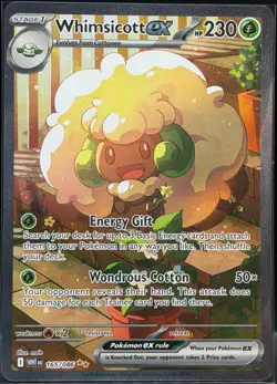 2025 Pokemon White Flare Whimsicott ex Special Illustration Rare #165/086 - Image 1