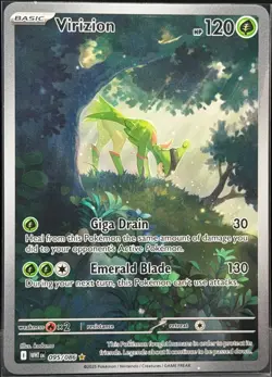2025 Pokemon White Flare Virizion Illustration Rare #095/086 - Image 1
