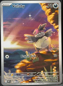 2025 Pokemon White Flare Vullaby Illustration Rare #144/086 - Image 1