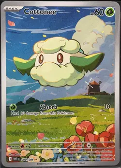 2025 Pokemon White Flare Cottonee Special Illustration Rare #090/086 - Image 1