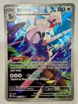 Silvally 095/084 IR Pitch Black Illustration Rare Holo Pokemon TCG NM - Image 2