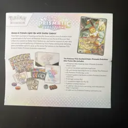 Pokemon TCG Scarlet & Violet Prismatic Evolutions ETB Elite Trainer Box Sealed - Image 2