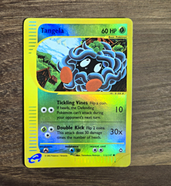 Pokemon TCG Tangela 112/147 Aquapolis Common Reverse Holo Basic 60 HP EN - Image 1