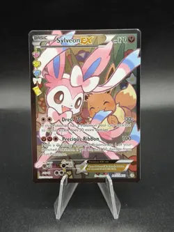 Sylveon EX Generations Radiant Collection Full Art Pokemon RC32/RC32 NM HN3 - Image 1
