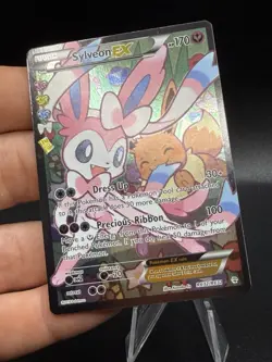Sylveon EX Generations Radiant Collection Full Art Pokemon RC32/RC32 NM HN3 - Image 2