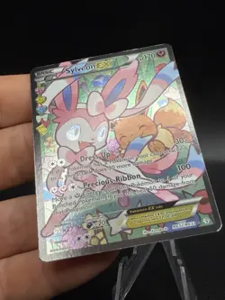 Sylveon EX Generations Radiant Collection Full Art Pokemon RC32/RC32 NM HN3 - Image 3
