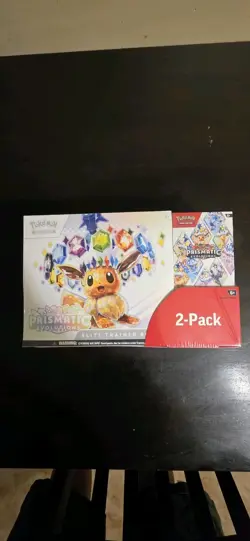 Pokemon TCG Prismatic Evolutions ETB Elite Trainer Box and Booster Bundle Costco - Image 1