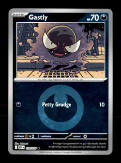 Gastly (Energy Symbol Pattern) 123/217 Ascended Heroes Pokemon Reverse Holo NM - Image 1