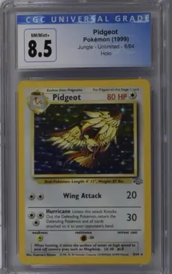 Pidgeot Pokemon (1999) Jungle Unlimited 24/64 CGC 8.5 - Image 1
