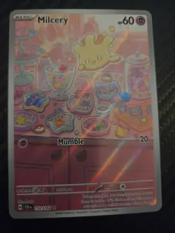Pokemon TCG Milcery 152/142 Stellar Crown - Holo, Illustration Rare, Full Art - Image 1