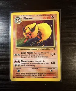 Pokemon TCG Flareon 10/110 Holo Rare Unlimited English 70 HP - Image 1
