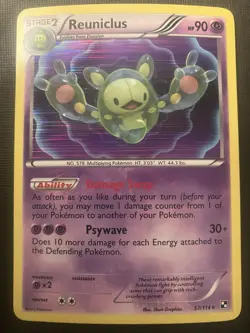 Reuniclus 57/114 Pokemon Black & White Base Set 2011 Holo MP - Image 1