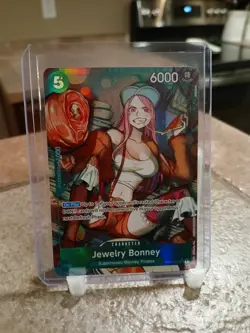 One Piece TCG Jewelry Bonney Alt Art OP07-026 English 500 Years In The Future - Image 1