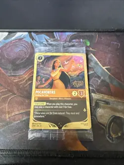 Disney Lorcana Pocahontas Guiding the Tribe Prerelease Promo Attack Of The Vine - Image 1