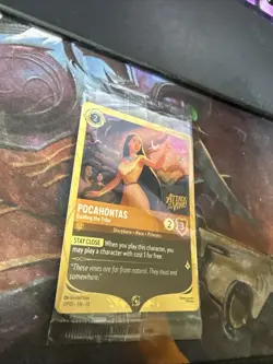 Disney Lorcana Pocahontas Guiding the Tribe Prerelease Promo Attack Of The Vine - Image 2