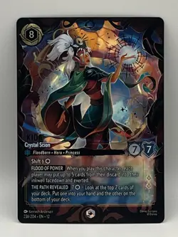 Disney Lorcana Wilds Unknown Enchanted Kida Crystal Scion 236/204 - Image 1