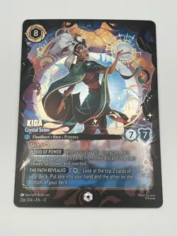 Disney Lorcana Wilds Unknown Enchanted Kida Crystal Scion 236/204 - Image 2