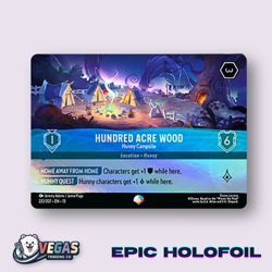 Hundred Acre Wood Hunny Campsite 222/207 Epic Attack of the Vine! Disney Lorcana - Image 1