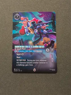 Darkwing Duck & Launchpad Enchanted Disney Lorcana Attack Of The Vine - Image 1