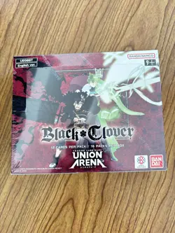 Union Arena Black Clover Booster Box English Sealed (16 Packs) - Image 1