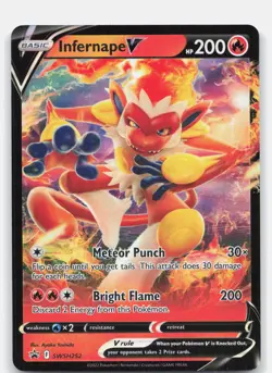 Infernape V Holo Promo SWSH: Sword & Shield Promo Cards SWSH252 NM - Image 1