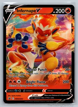Infernape V Promo SWSH: Sword & Shield Promo Cards SWSH252 NM - Image 1