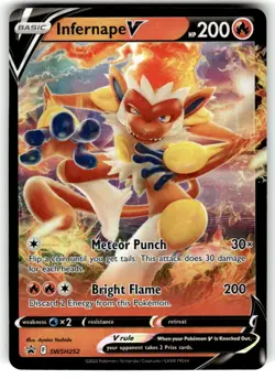 Infernape V Holo Promo SWSH: Sword & Shield Promo Cards SWSH252 NM - Image 1