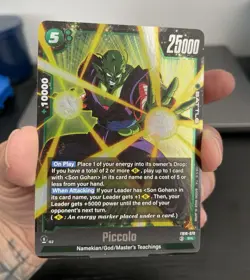 Bandai Dragon Ball Super Card Game Piccolo FB10-070 SR Holo Battle 25000 EN - Image 1