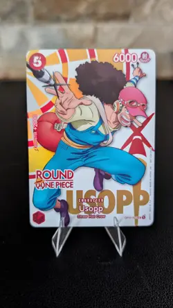 Usopp - One Piece x Round 1 Promo Card - OP11-003 - ENGLISH - Image 1
