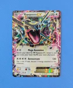 Pokemon Shiny Rayquaza EX Promo XY69 Card Lightly Played - Image 1
