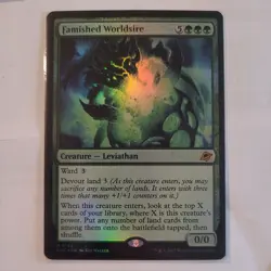 Famished Worldsire M 0182 -Foil Near Mint MTG Edge of Eternities NEVER PLAYED - Image 1